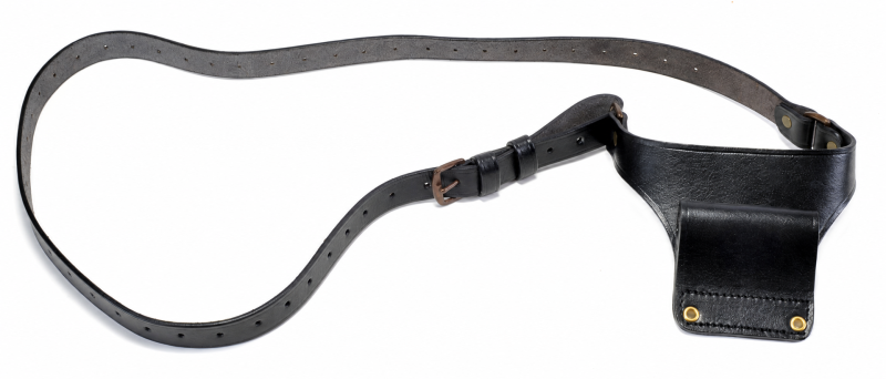 Leather Wire-Hanger Shoulder Holster Adapter - Black - View 1