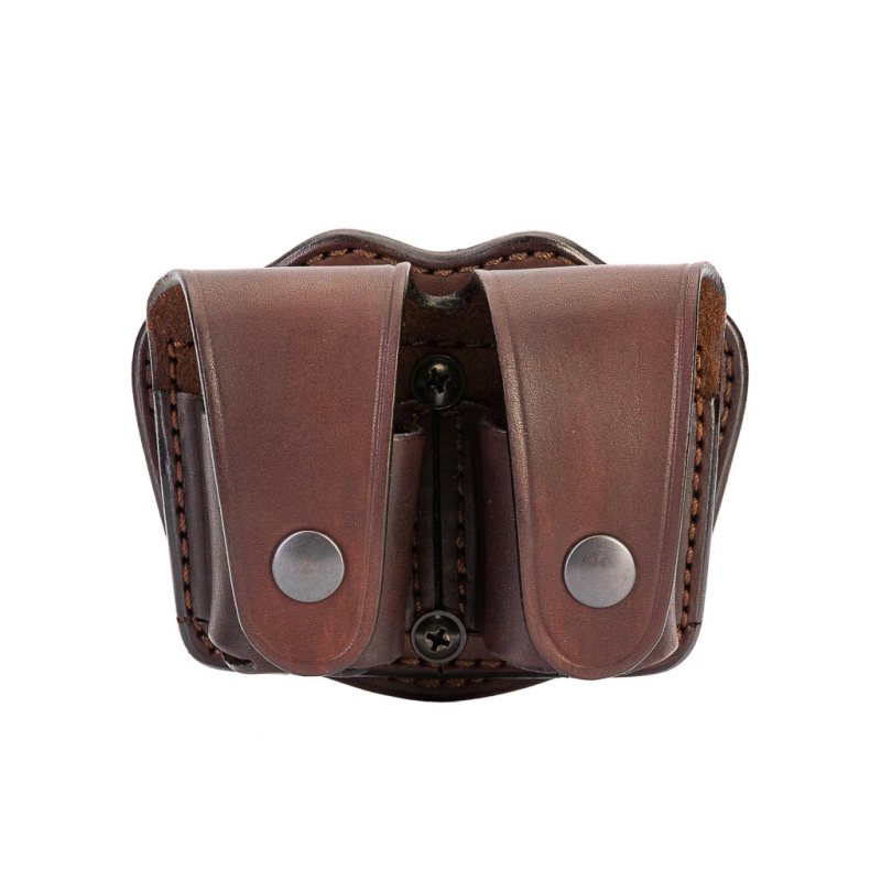Loadkeeper Adjustable Twin-Clip Speedloader Pouch - front view 1