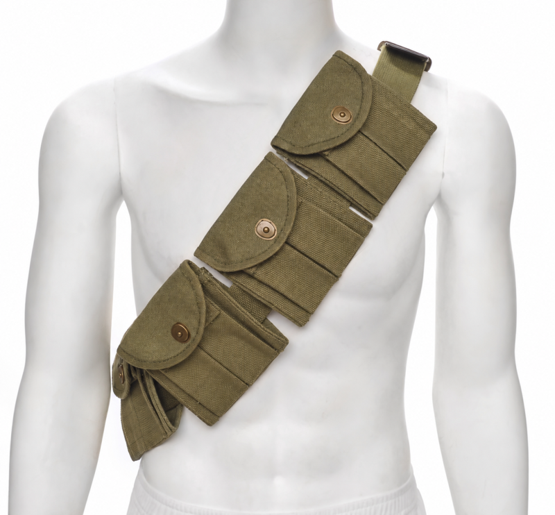 M1 Carbine Bandolier with Ten Double Magazine Pouches - View 1