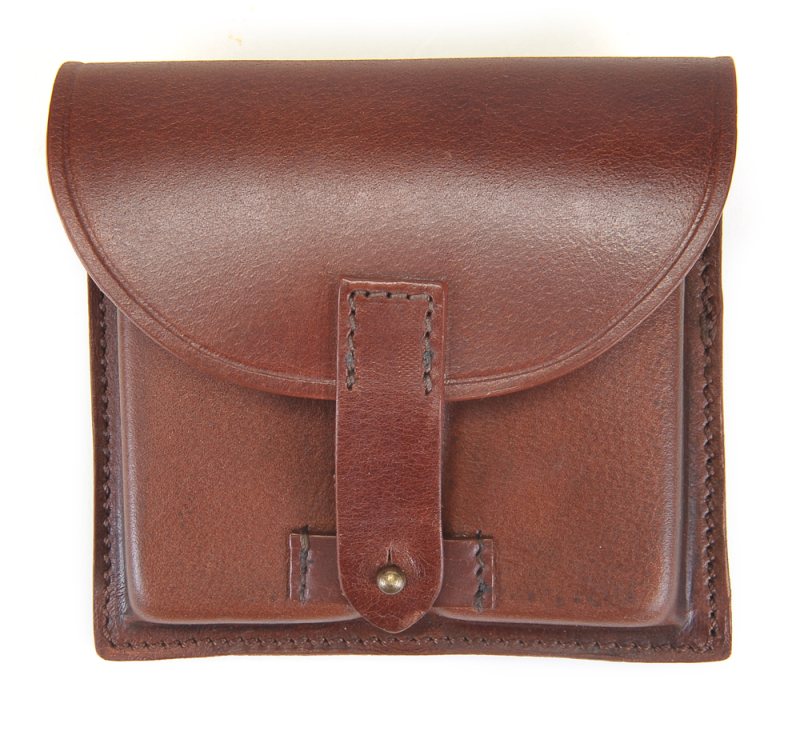 M1 Carbine Leather Two-Cell Magazine Pouch - View 1