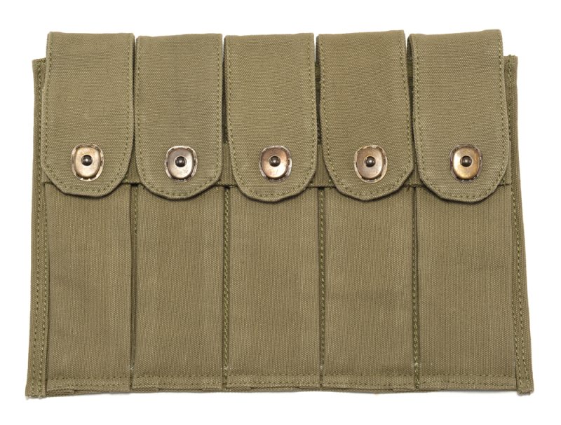 M1 Carbine Rigger-Style Five-Cell 30-Round Magazine Pouch - View 1