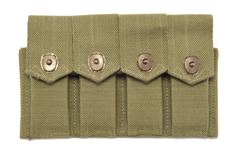 M1911 .45 Rigger-Style Four-Cell Magazine Pouch - Dark Olive Drab - View 1