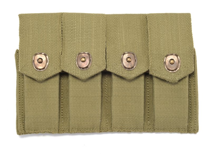 M1911 .45 Rigger-Style Four-Cell Magazine Pouch - Light Olive Drab - View 1