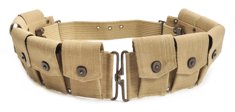 M1917 Dismounted Cartridge Belt for M1903 Springfield - Khaki - View 1