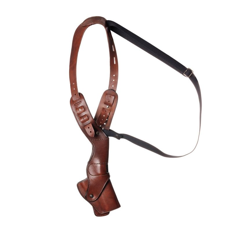 Pivotline Belt-Supported Leather Shoulder Holster - front view 1