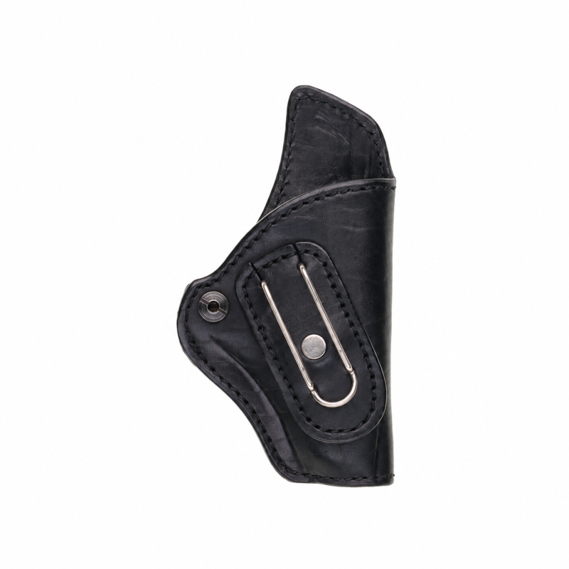Quietline Classic Clip-On Leather IWB Holster - front view 1