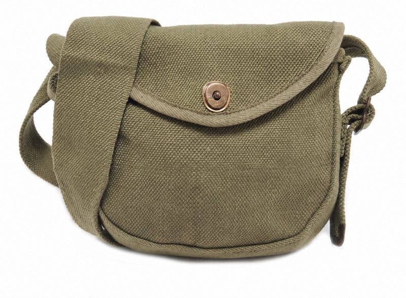Thompson Drum Magazine Shoulder Pouch - Dark Olive Drab - View 1