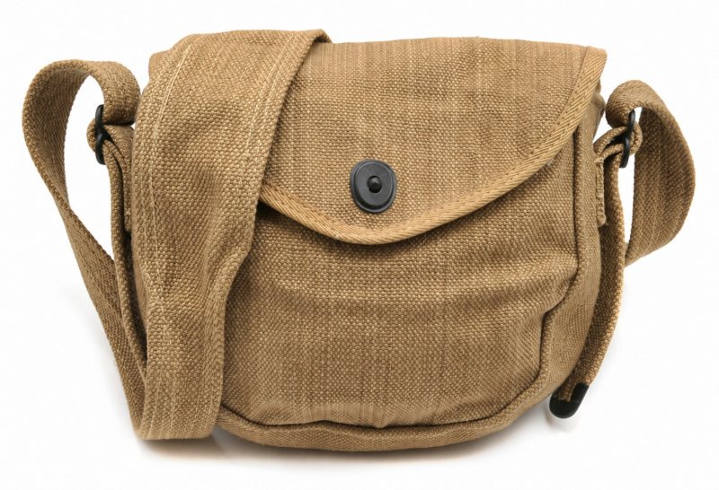 Thompson Drum Magazine Shoulder Pouch - Khaki - View 1