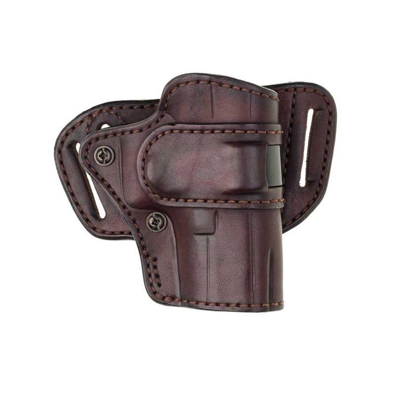 Trailguard Covered-Muzzle Belt-Loop Spring Holster - front view 1