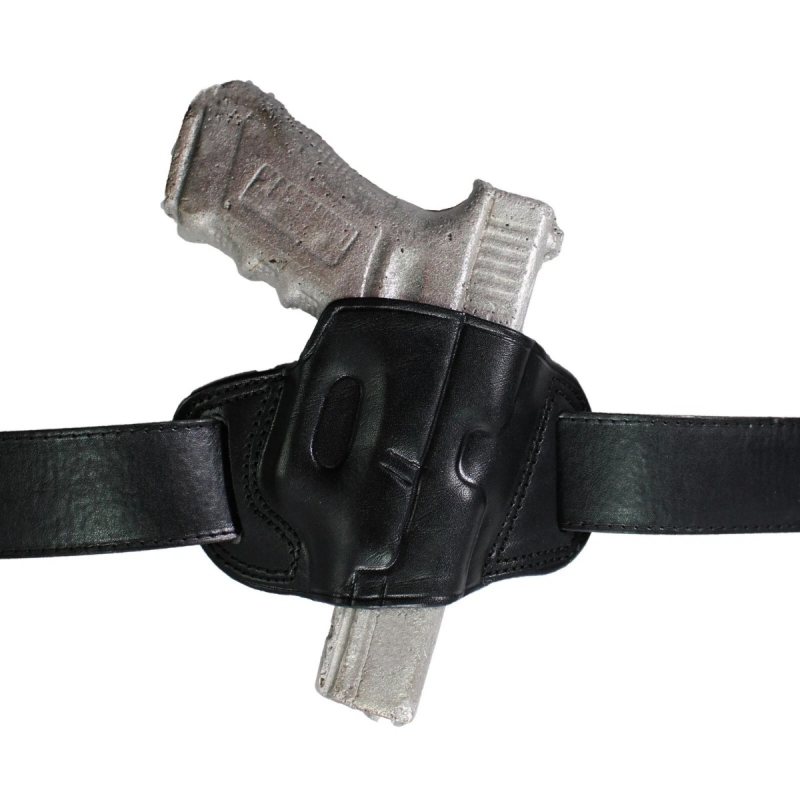 Black OWB Leather Holster – Fast Draw