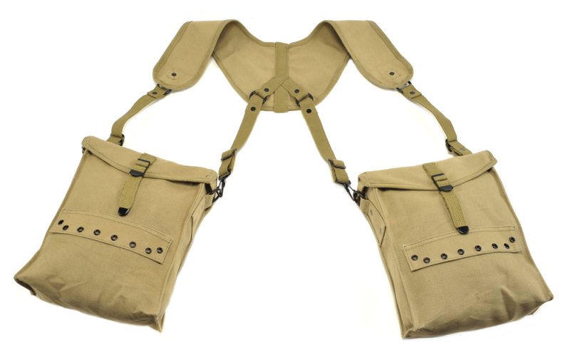 WW2 Combat Medic Suspenders and Pouches Set - View 1